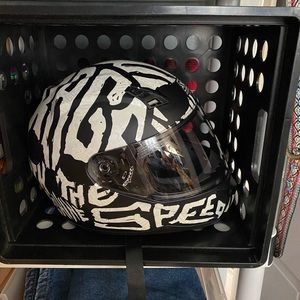 Size s speed and strength motorcycle helmet